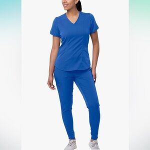 Royal blue scrub SET - 1 top/2 pants